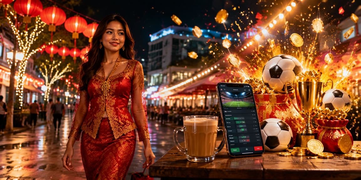 Pengguna kasino dalam talian bermain baccarat dengan peranti mudah alih di Johor Bahru